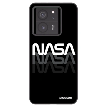 Picasee Xiaomi 13T Hülle - Schwarzes Silikon - NASA Triple