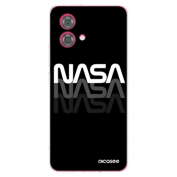 Picasee Motorola Moto G84 5G Hülle - Transparentes Silikon - NASA Triple