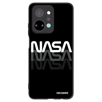 Picasee Honor X7a Hülle - Schwarzes Silikon - NASA Triple