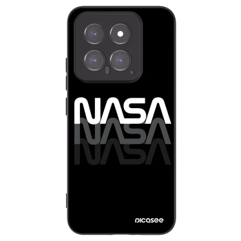 Picasee Xiaomi 14 Hülle - Schwarzes Silikon - NASA Triple