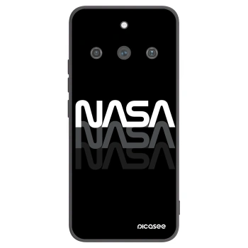 Picasee Realme 11 Pro+ Hülle - Schwarzes Silikon - NASA Triple