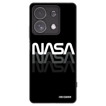Picasee Xiaomi Redmi Note 13 Pro 4G Hülle - Schwarzes Silikon - NASA Triple