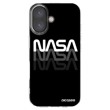 Picasee Apple iPhone 16 Hülle - Transparentes Silikon - NASA Triple
