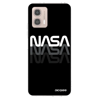 Picasee Motorola Moto G53 5G Hülle - Transparentes Silikon - NASA Triple