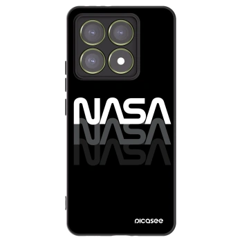 Picasee Xiaomi 14T Hülle - Schwarzes Silikon - NASA Triple