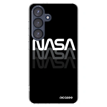 Picasee Samsung Galaxy S25 5G Hülle - Transparentes Silikon - NASA Triple