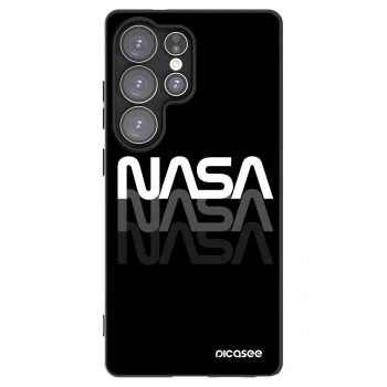 Picasee Samsung Galaxy S25 Ultra 5G Hülle - Schwarzes Silikon - NASA Triple