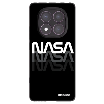 Picasee Xiaomi Redmi Note 14 Pro 4G Hülle - Schwarzes Silikon - NASA Triple