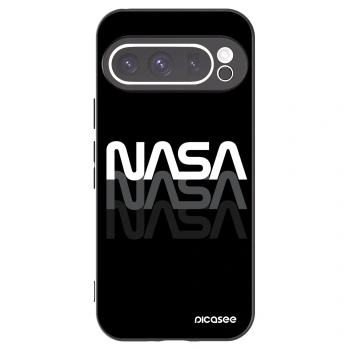 Picasee Google Pixel 9 Pro Hülle - Schwarzes Silikon - NASA Triple