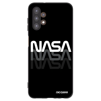 Picasee Samsung Galaxy A13 5G Hülle - Schwarzes Silikon - NASA Triple