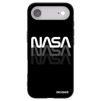 Picasee Apple iPhone Air Hülle - Schwarzes Silikon - NASA Triple