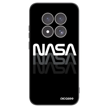 Picasee Xiaomi Redmi Note 15 Pro 4G Hülle - Schwarzes Silikon - NASA Triple