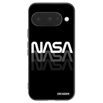 Picasee Google Pixel 10 Hülle - Schwarzes Silikon - NASA Triple