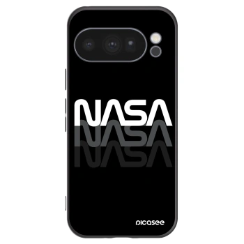 Picasee Google Pixel 10 Pro Hülle - Schwarzes Silikon - NASA Triple