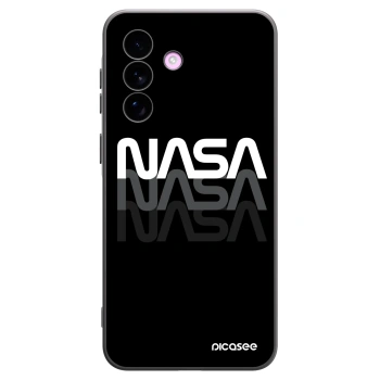 Picasee Samsung Galaxy A57 5G Hülle - Schwarzes Silikon - NASA Triple