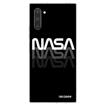 Picasee Samsung Galaxy Note 10 N970F Hülle - Transparentes Silikon - NASA Triple