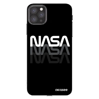 Picasee Apple iPhone 11 Pro Max Hülle - Transparentes Silikon - NASA Triple