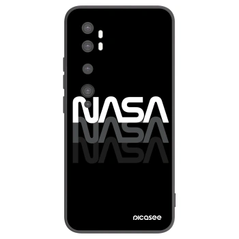 Picasee Xiaomi Mi Note 10 (Pro) Hülle - Schwarzes Silikon - NASA Triple