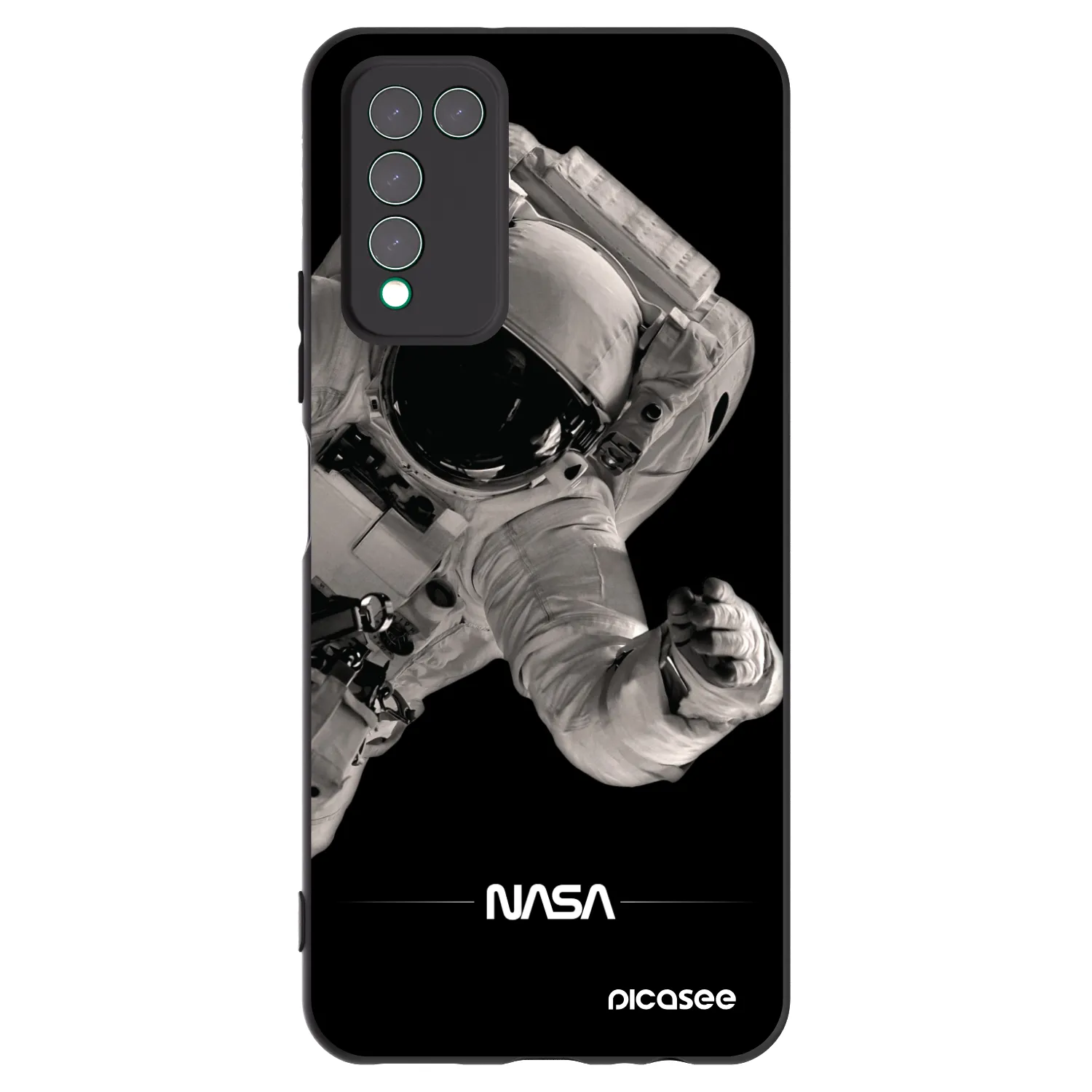 Picasee Honor 10X Lite Hülle - Schwarzes Silikon - Astronaut Big