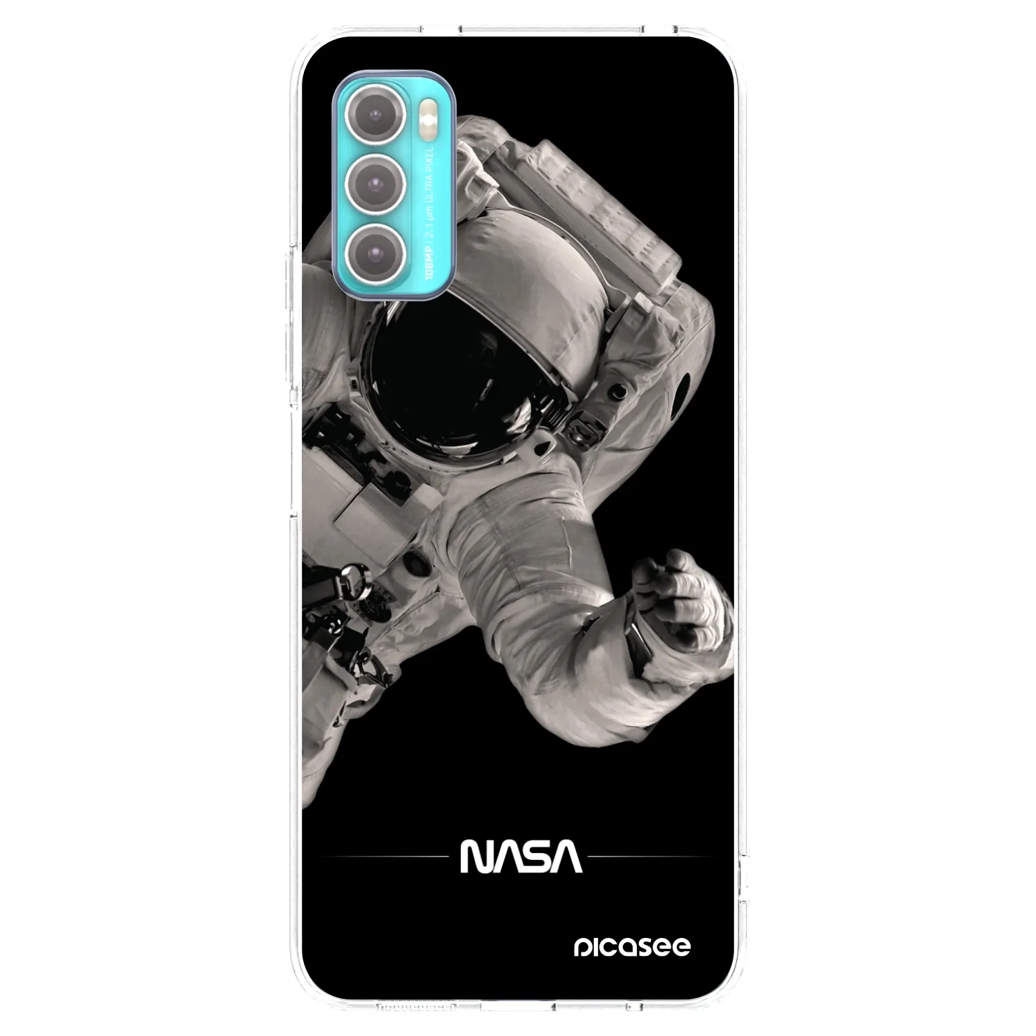 Picasee Motorola Moto G60 Hülle - Transparentes Silikon - Astronaut Big