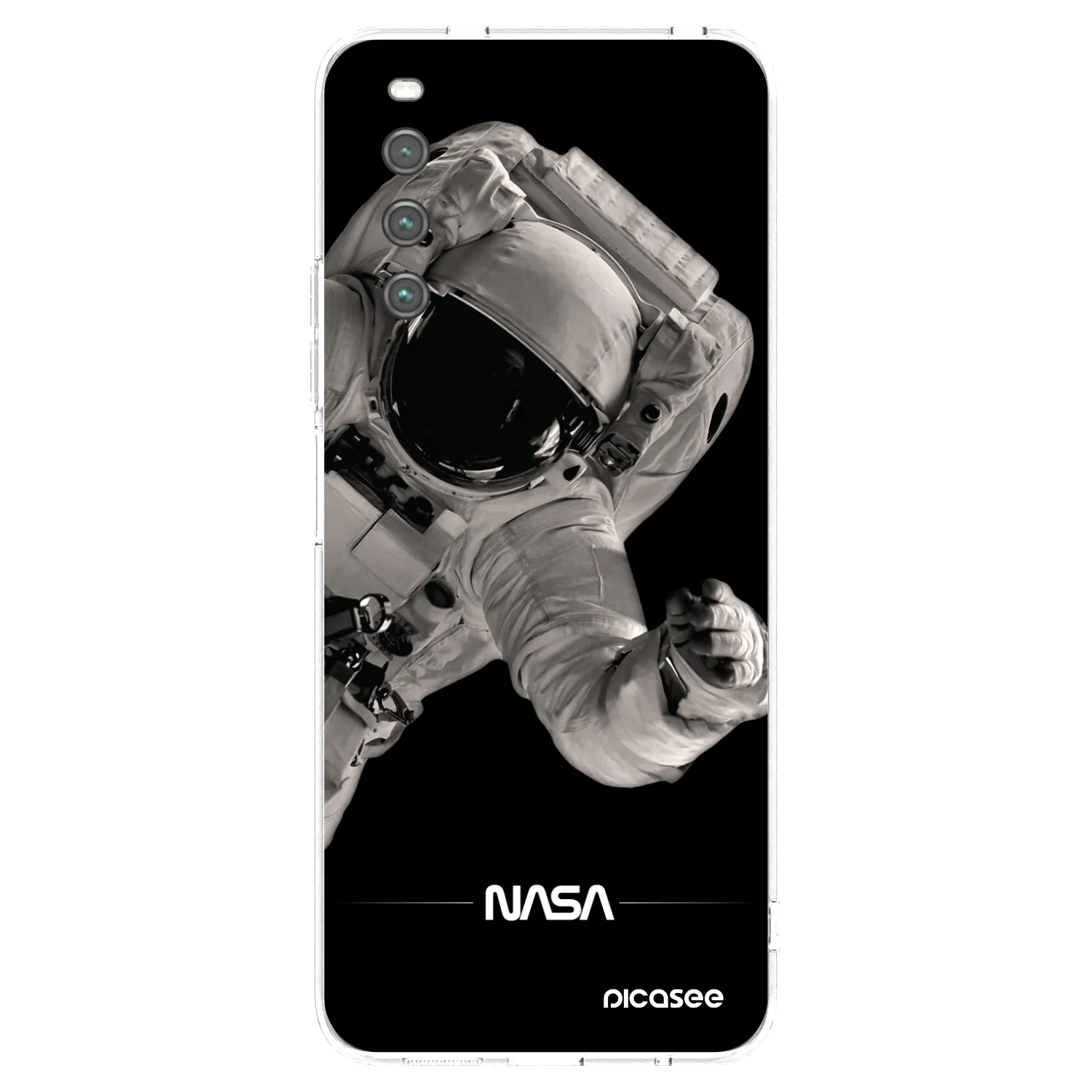 Picasee Sony Xperia 10 IV 5G Hülle - Transparentes Silikon - Astronaut Big
