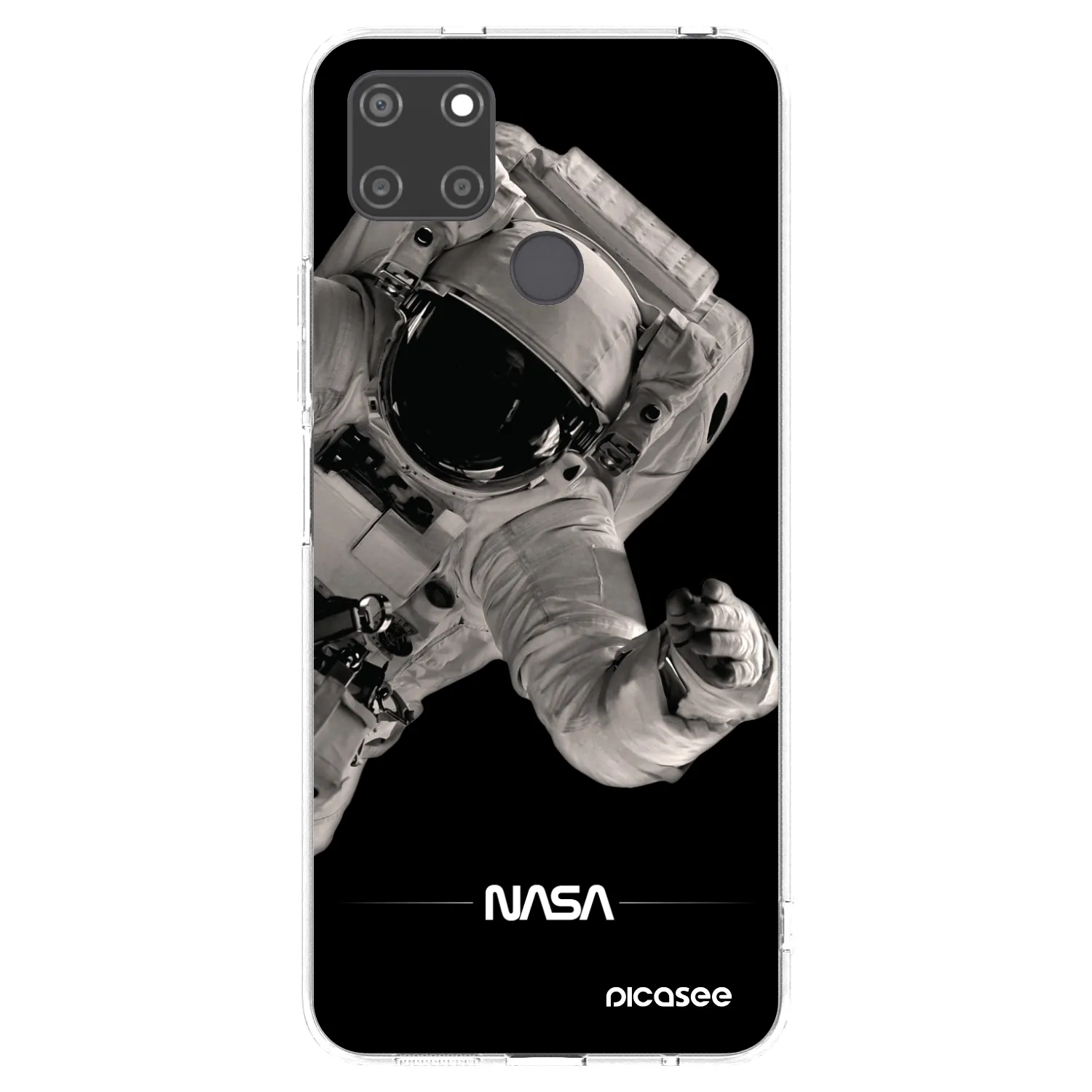 Picasee Realme C21Y Hülle - Transparentes Silikon - Astronaut Big