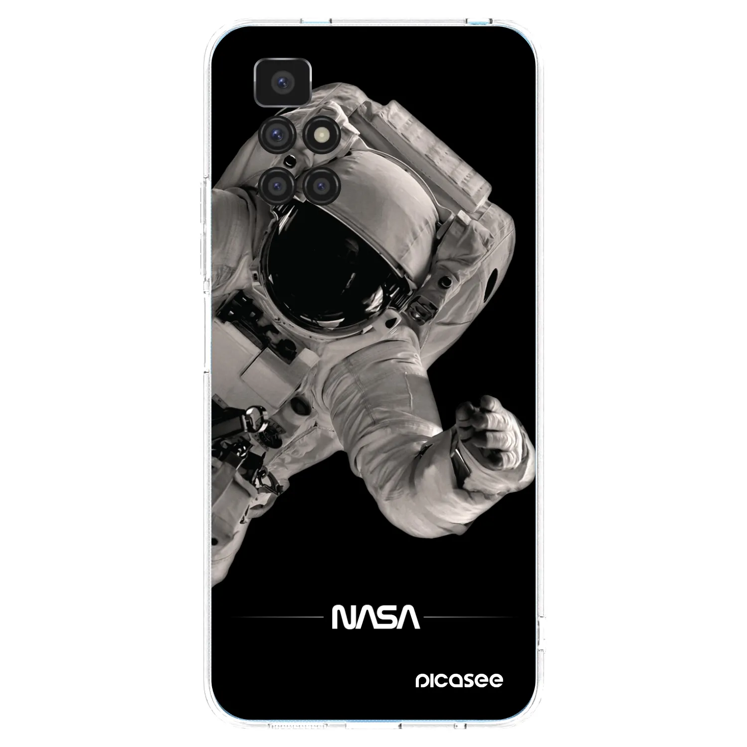 Picasee Xiaomi Redmi 10 (2022) Hülle - Transparentes Silikon - Astronaut Big