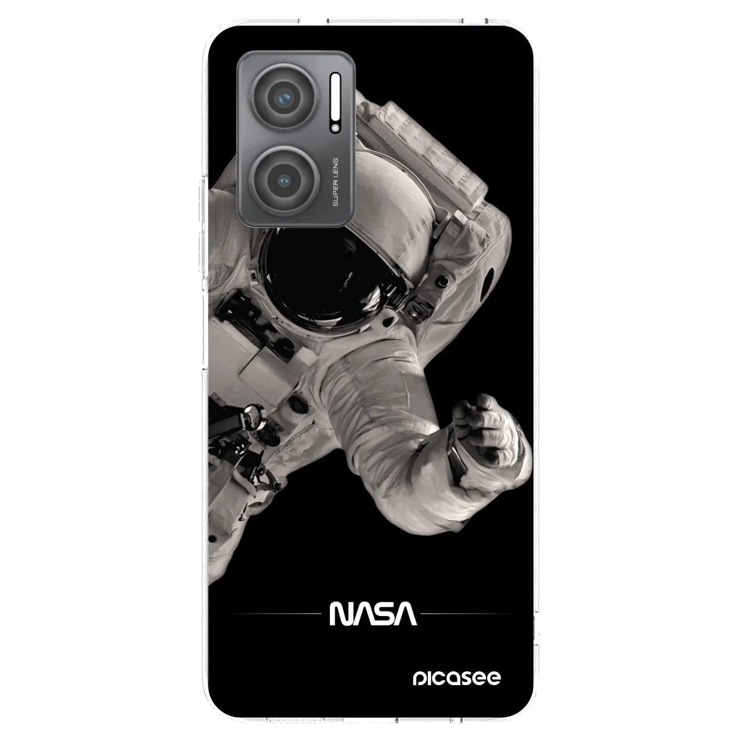 Picasee Xiaomi Redmi 10 5G Hülle - Transparentes Silikon - Astronaut Big