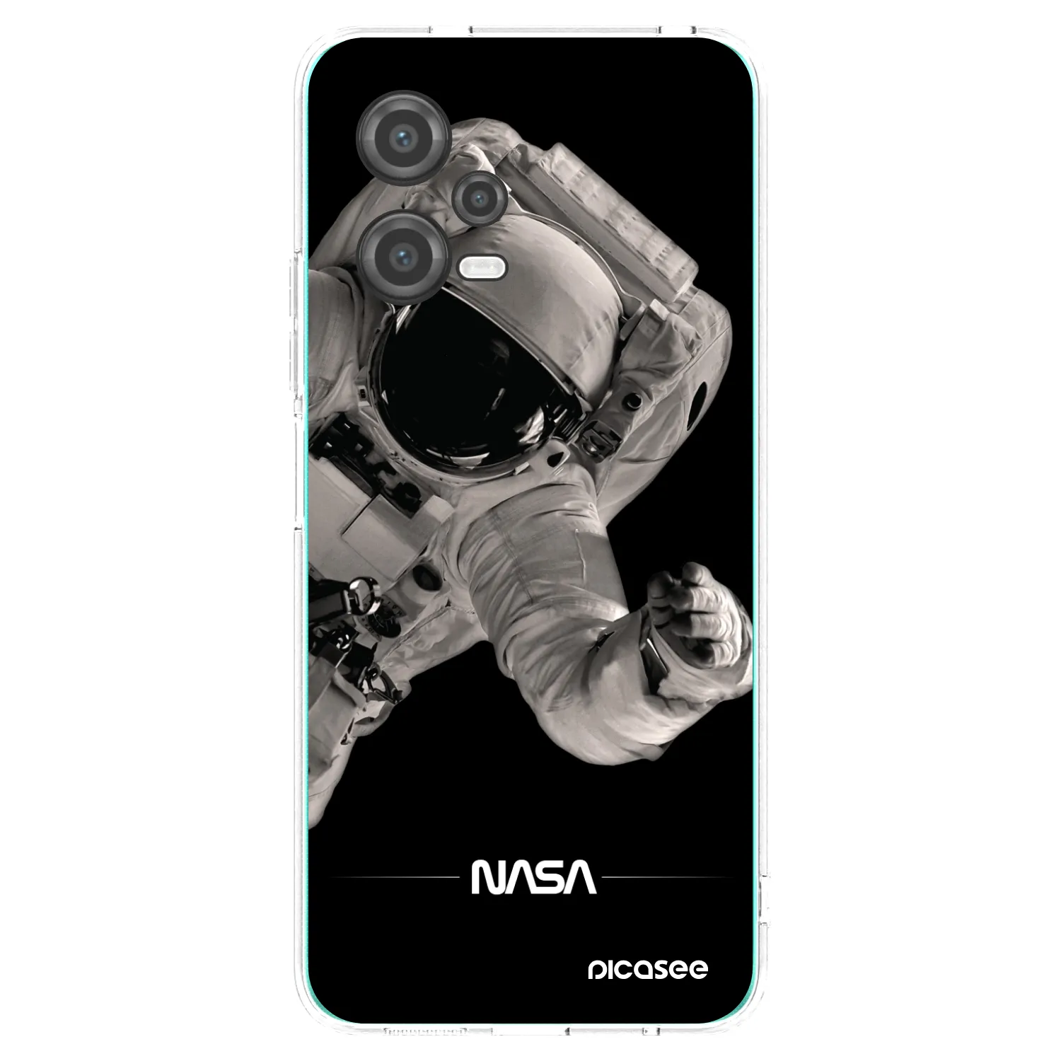 Picasee Xiaomi Poco X5 Hülle - Transparentes Silikon - Astronaut Big