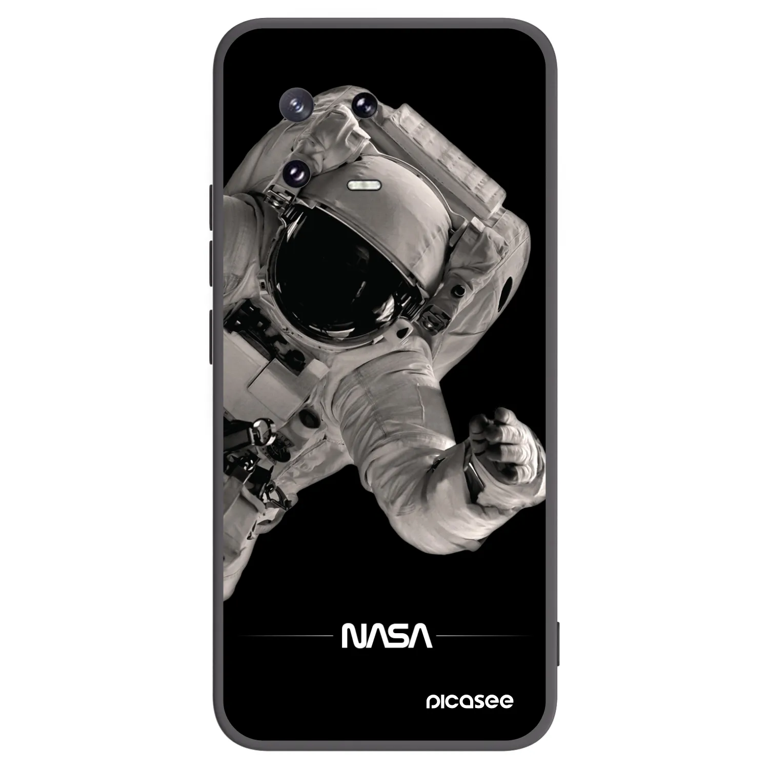 Picasee Xiaomi 13 Pro Hülle - Schwarzes Silikon - Astronaut Big