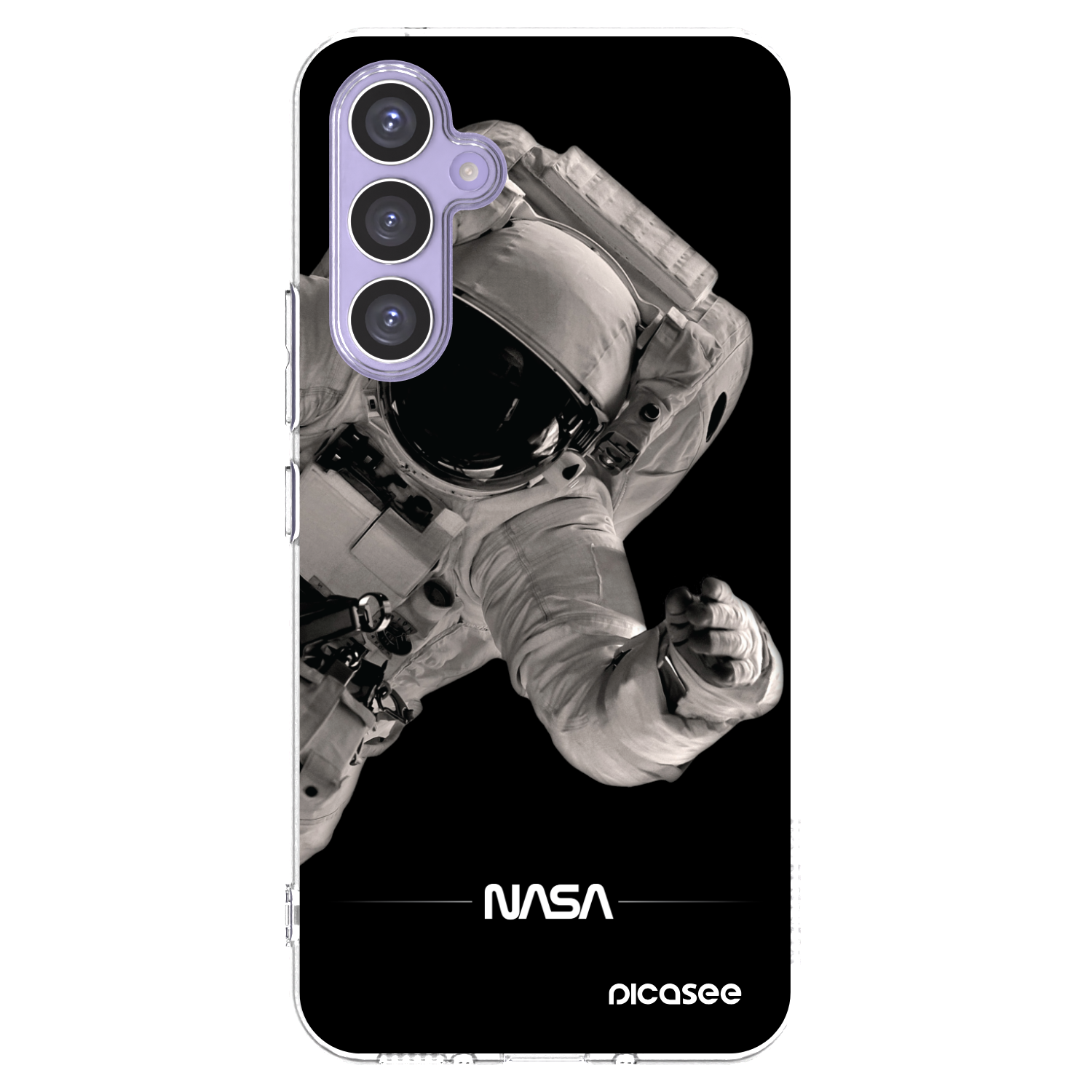 Picasee Samsung Galaxy A54 5G A546B Hülle - Transparentes Silikon - Astronaut Big
