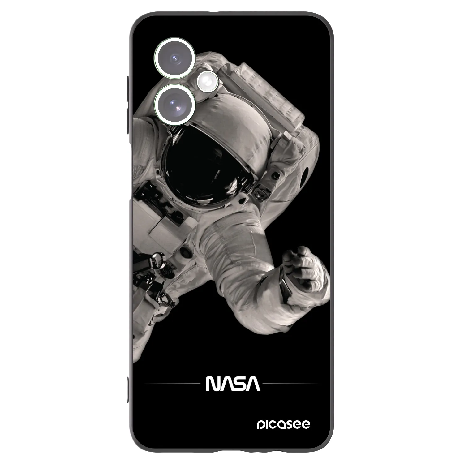 Picasee Motorola Moto G54 5G Hülle - Schwarzes Silikon - Astronaut Big
