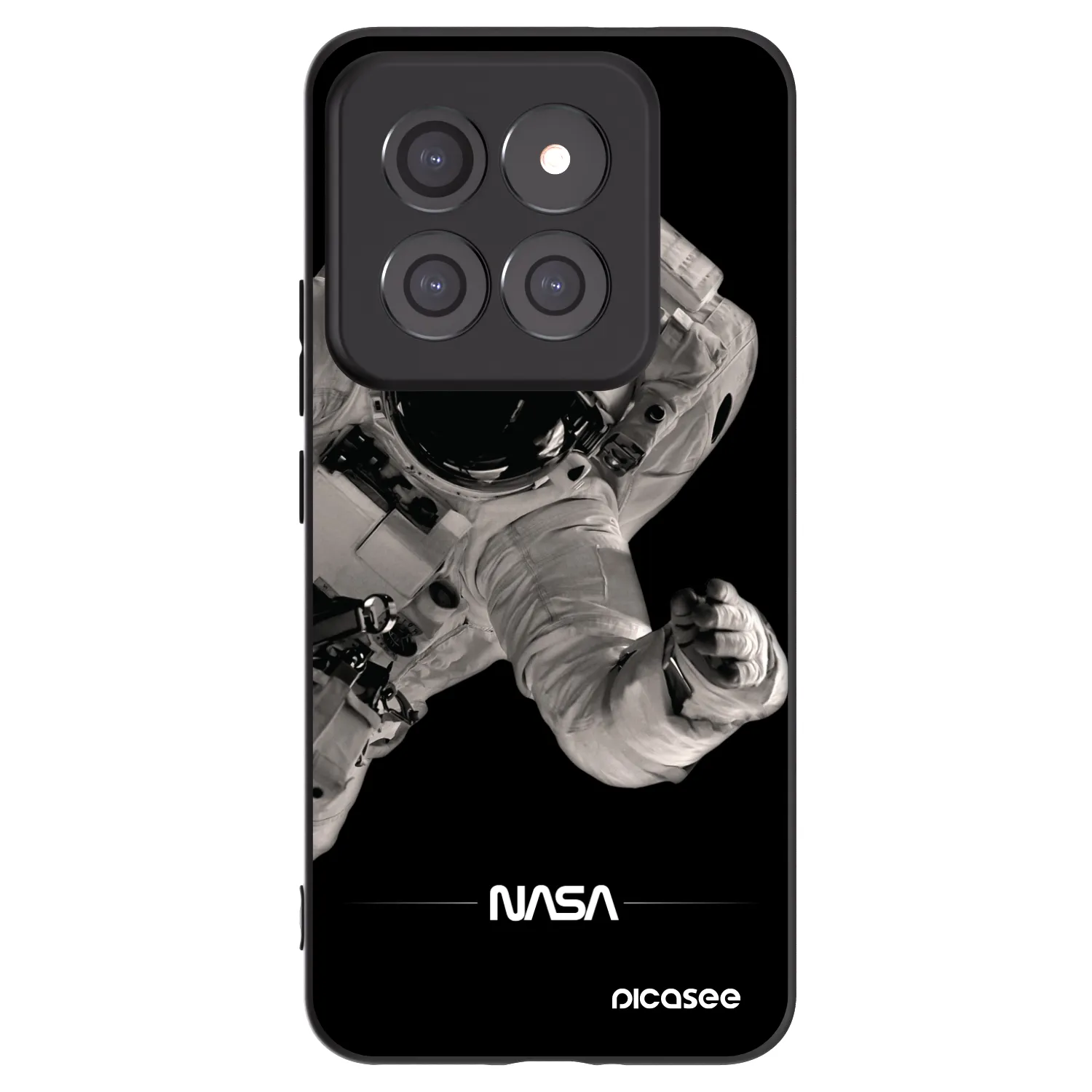 Picasee Xiaomi 14 Pro Hülle - Schwarzes Silikon - Astronaut Big