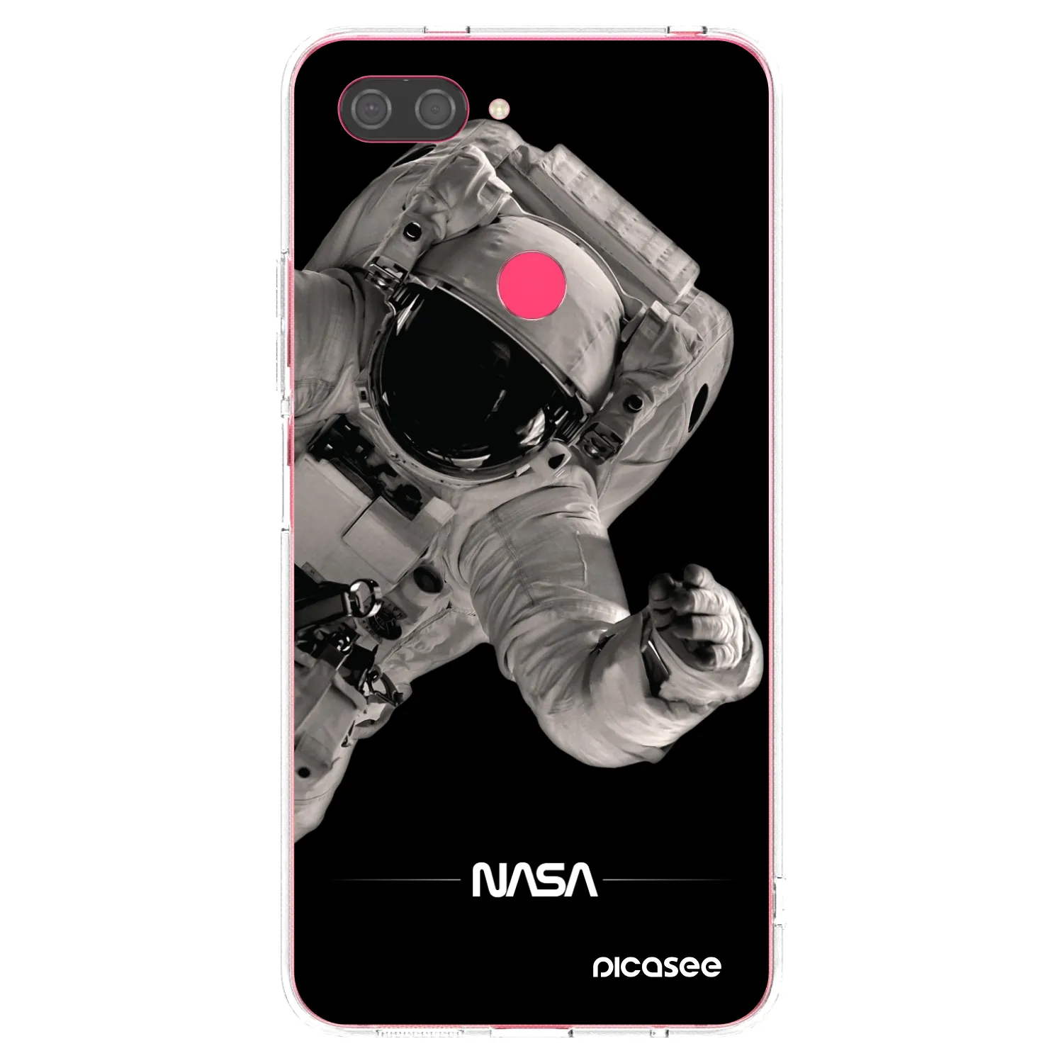 Picasee Xiaomi Mi 8 Lite Hülle - Transparentes Silikon - Astronaut Big
