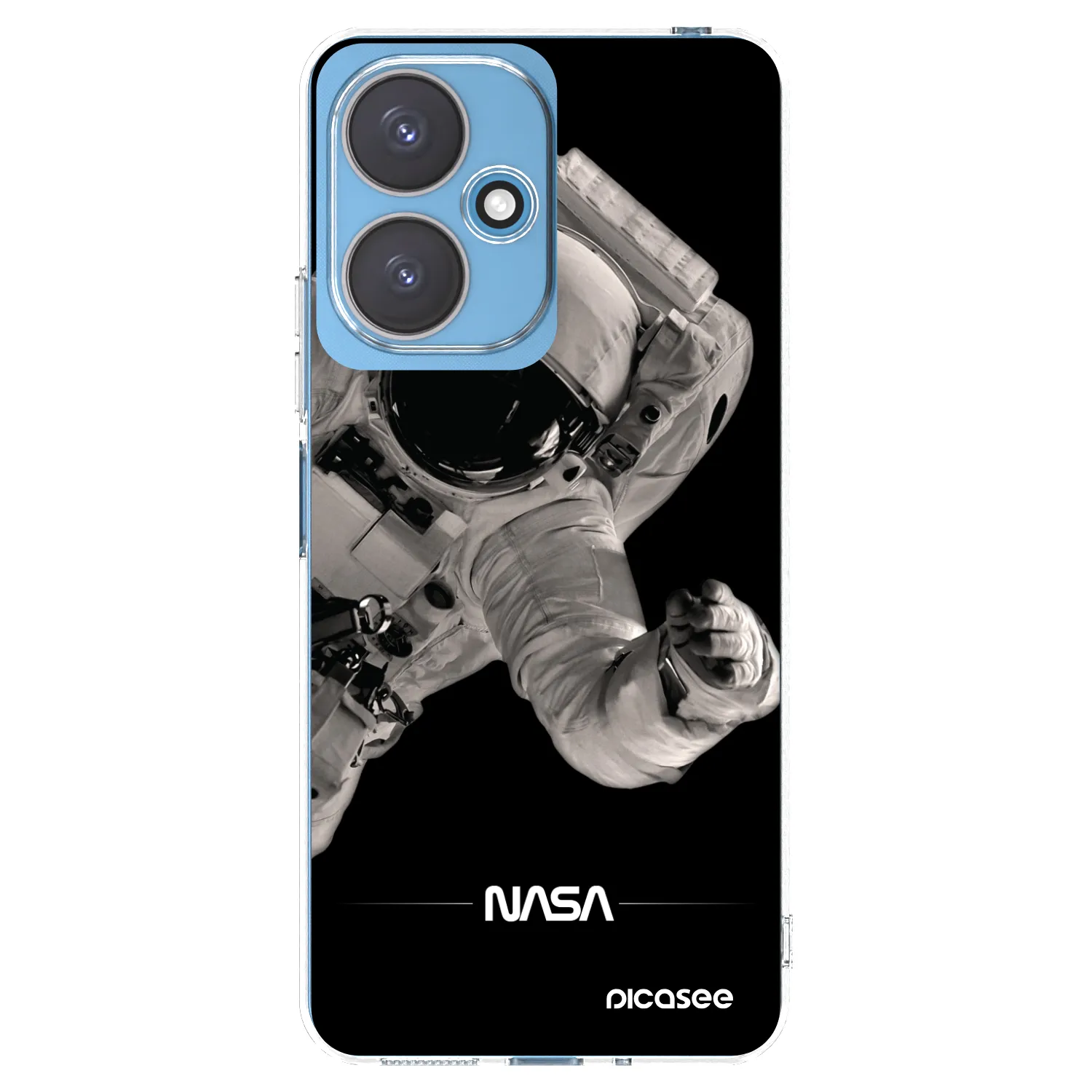 Picasee Xiaomi Redmi 13C 5G Hülle - Transparentes Silikon - Astronaut Big