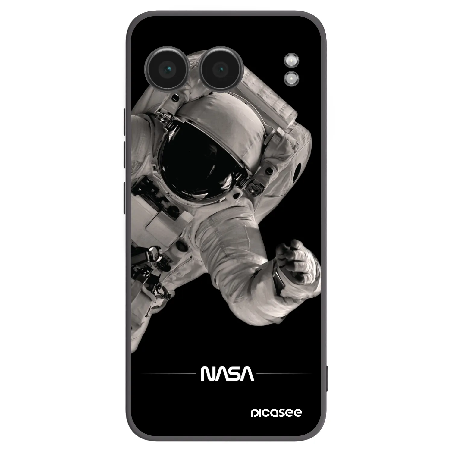 Picasee OnePlus Nord 4 Hülle - Schwarzes Silikon - Astronaut Big
