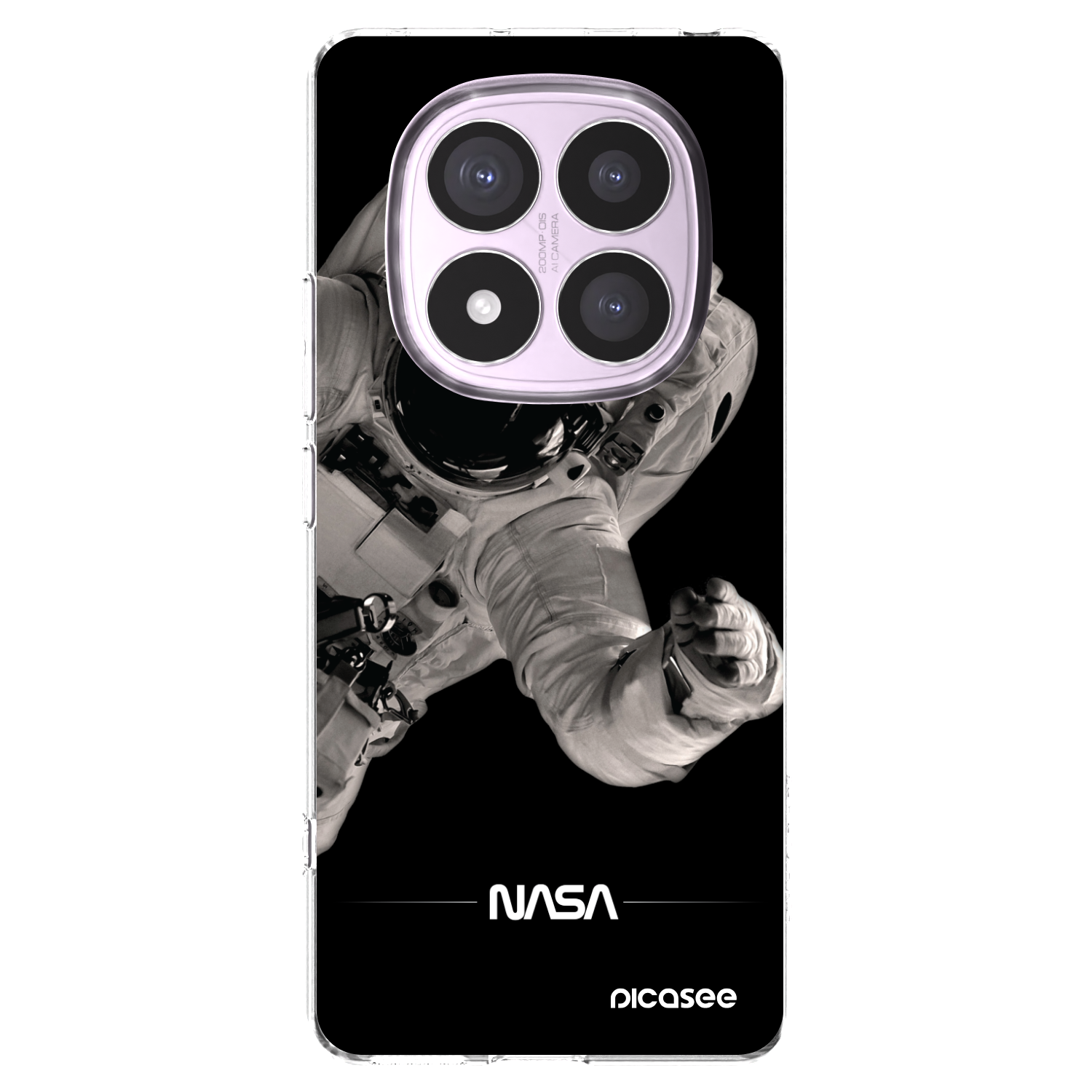Picasee Xiaomi Redmi Note 14 Pro 5G Hülle - Transparentes Silikon - Astronaut Big
