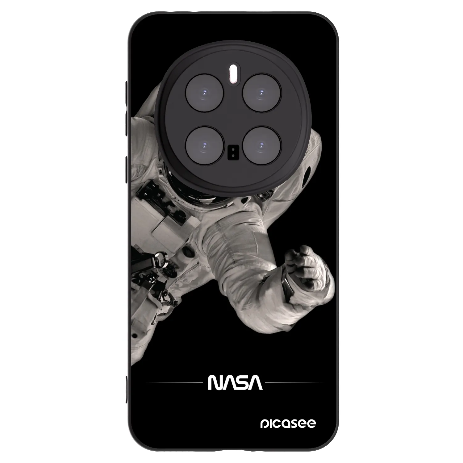 Picasee Honor Magic7 Pro 5G Hülle - Schwarzes Silikon - Astronaut Big