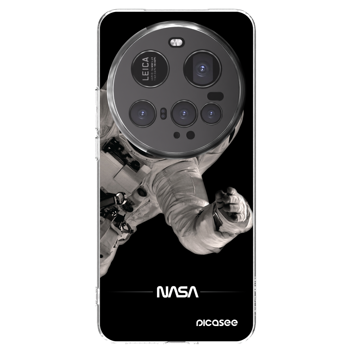 Picasee Xiaomi 15 Ultra Hülle - Transparentes Silikon - Astronaut Big