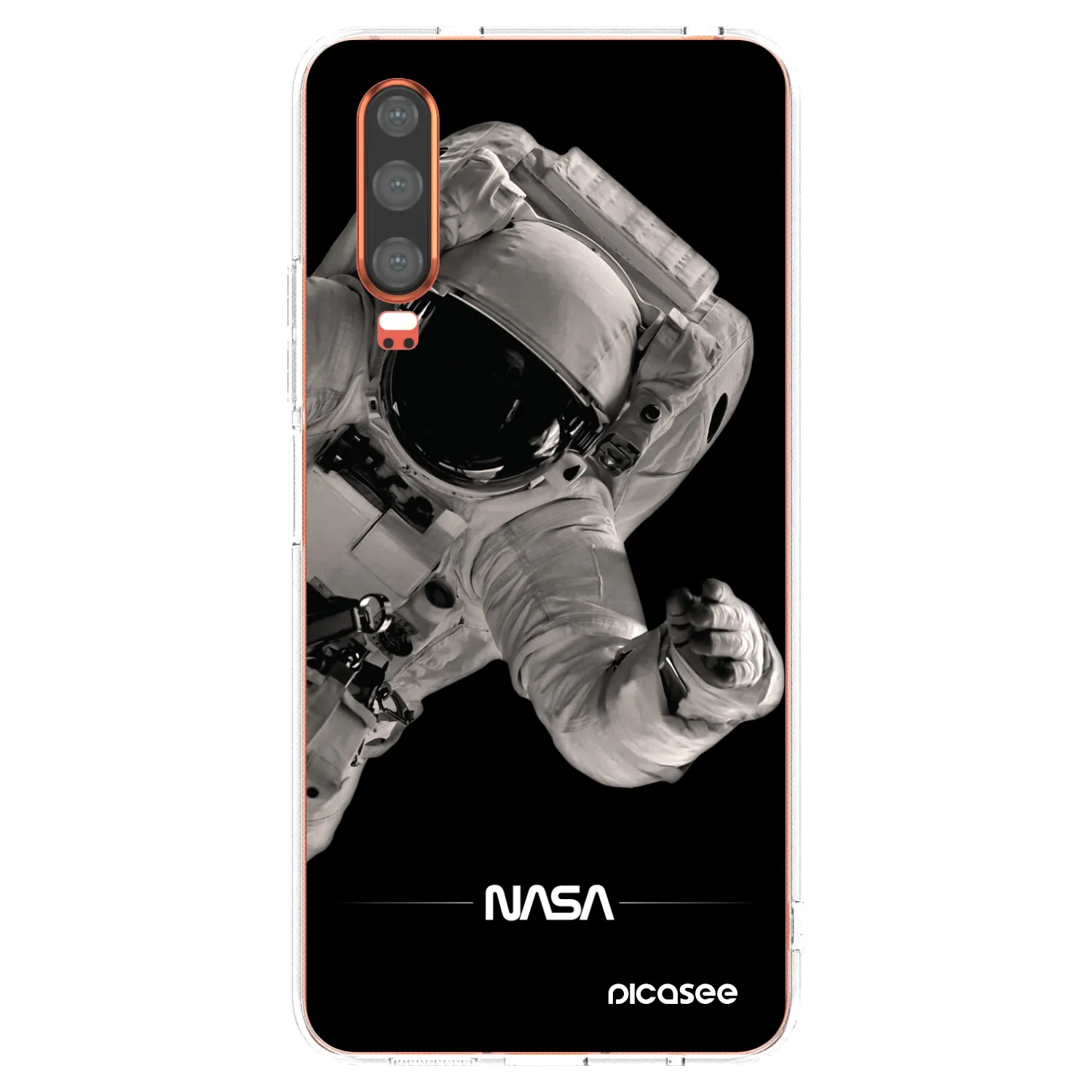 Picasee Huawei P30 Hülle - Transparentes Silikon - Astronaut Big