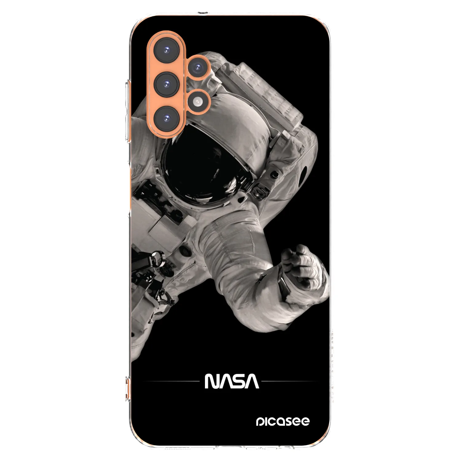 Picasee Samsung Galaxy A13 5G Hülle - Transparentes Silikon - Astronaut Big