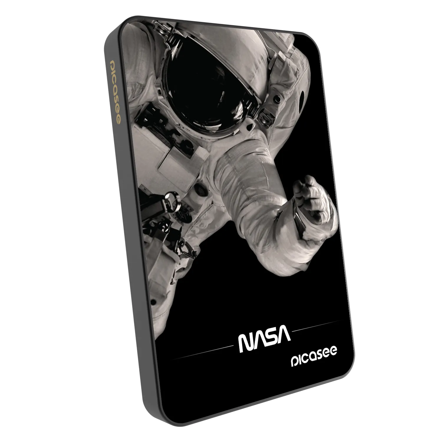 Picasee Powerbank mit MagSafe 5 000 mAh Grau - Astronaut Big
