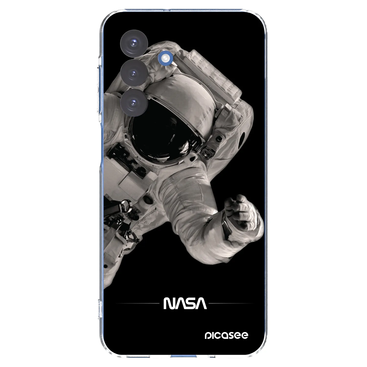 Picasee Samsung Galaxy A17 5G Hülle - Transparentes Silikon - Astronaut Big