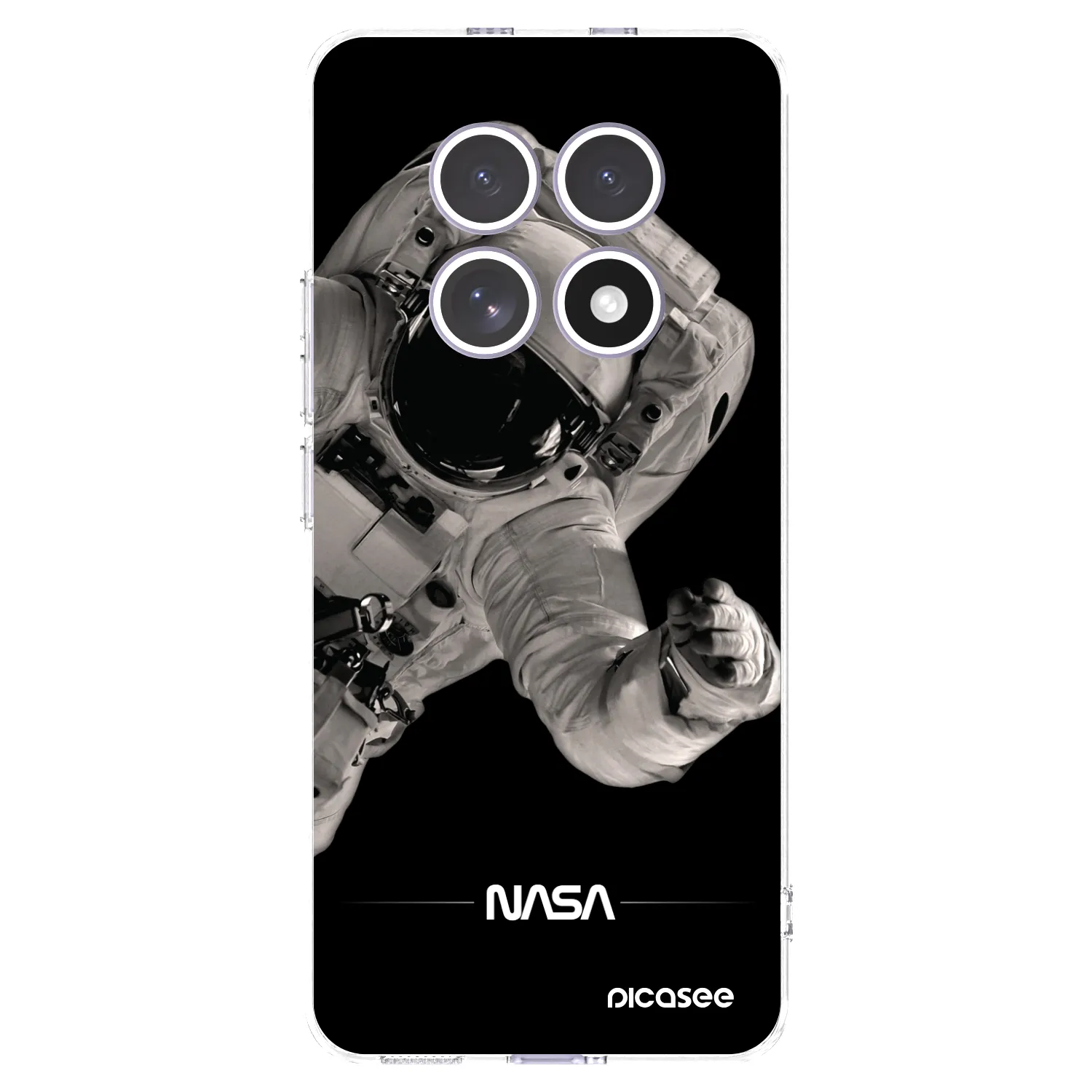 Picasee Xiaomi Redmi Note 15 Hülle - Transparentes Silikon - Astronaut Big