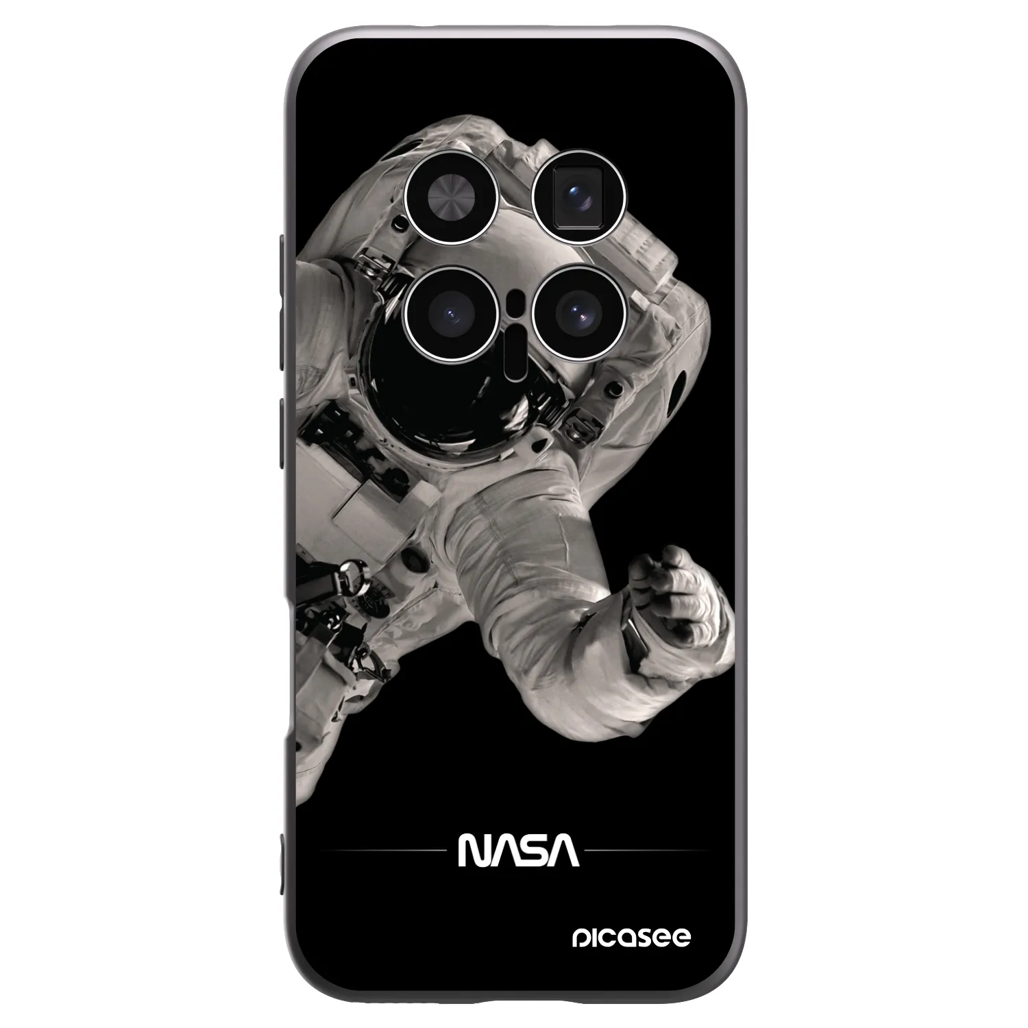 Picasee Honor Magic8 Pro 5G Hülle - Schwarzes Silikon - Astronaut Big