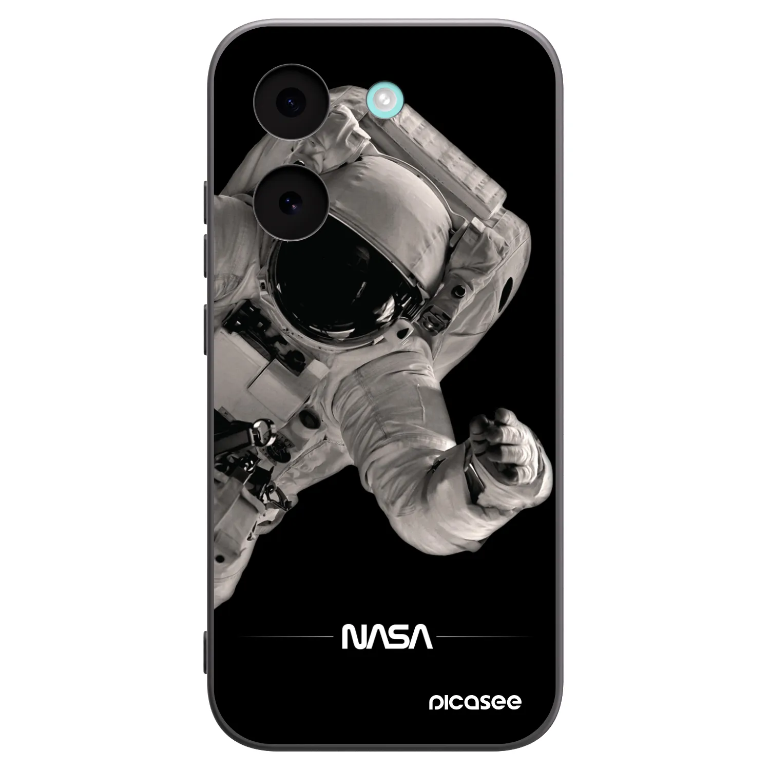 Picasee Xiaomi Poco X8 Pro Hülle - Schwarzes Silikon - Astronaut Big