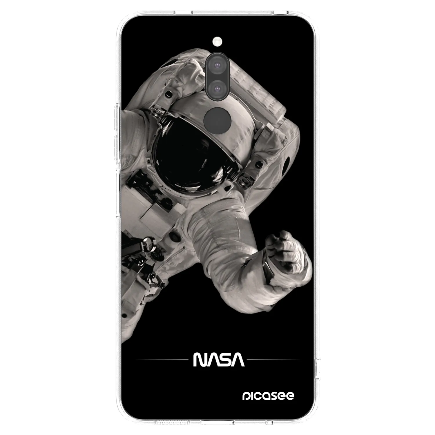Picasee Xiaomi Redmi 8 Hülle - Transparentes Silikon - Astronaut Big
