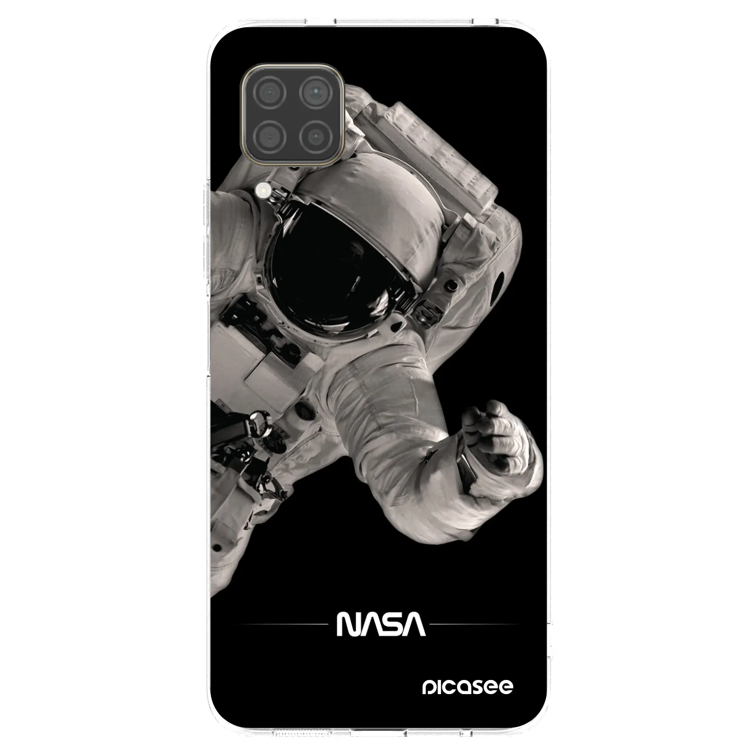Picasee Huawei P40 Lite Hülle - Transparentes Silikon - Astronaut Big