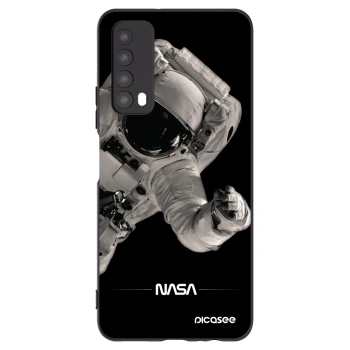 Picasee Huawei P Smart 2021 Hülle - Schwarzes Silikon - Astronaut Big