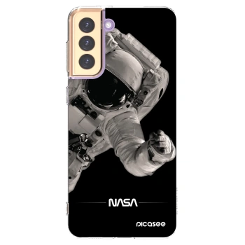 Picasee Samsung Galaxy S21+ 5G G996F Hülle - Transparentes Silikon - Astronaut Big